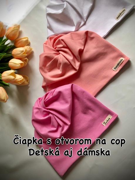 Čiapka s otvorom na cop, 80 - xs