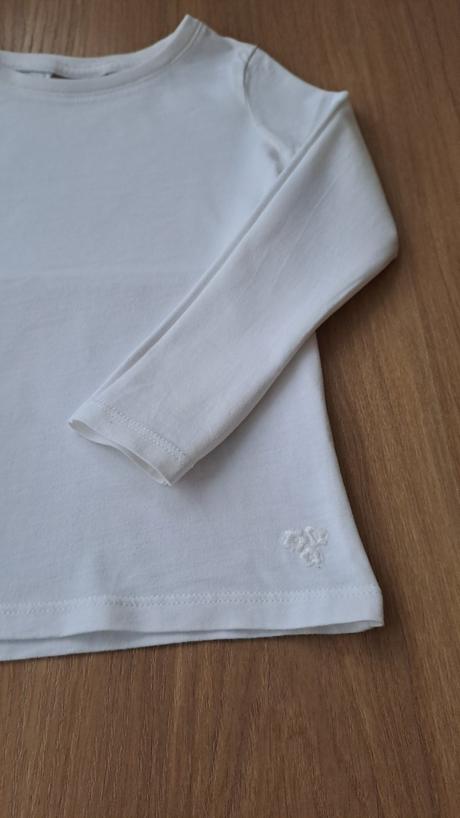 Biele bavlnené tričko next, next,98