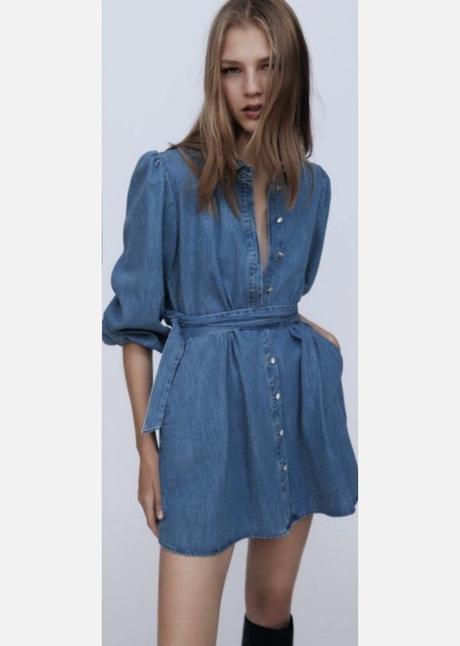 Zara rifľove saty, zara,m