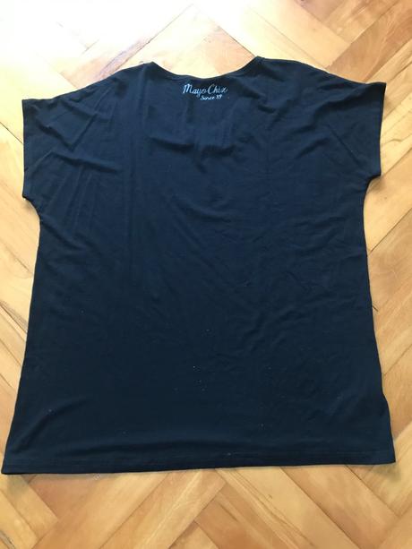 Čierne tričko mayo chix, mayo chix,m