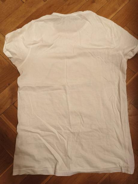 Tričko run dmc biele, h&m,m