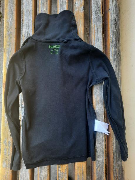 Čierny bavlnený rolák, lupilu,116