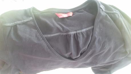 Elasticke cierne tricko s dlhym rukavom, esprit,s