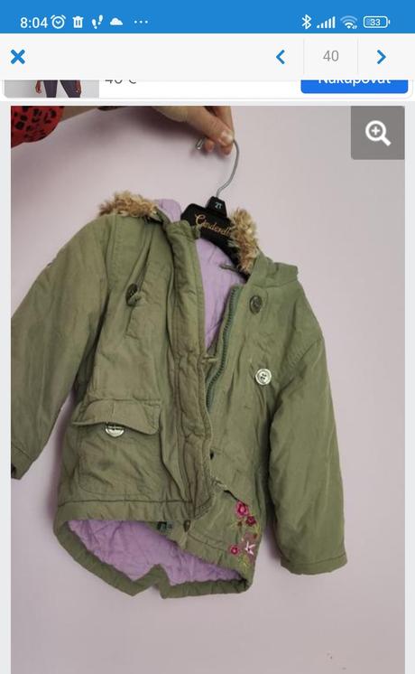 Bunda zimná, marks & spencer,86