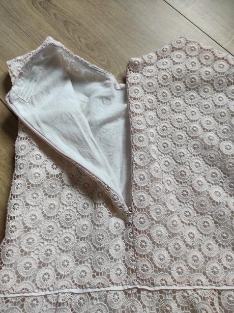 Čipkované šaty, zara,140