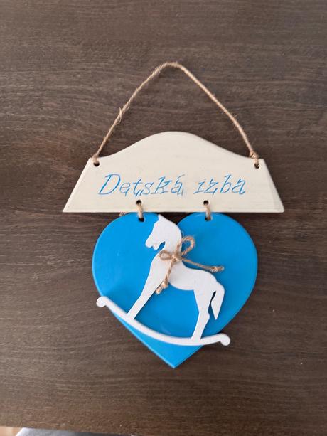 Tabulka kôň - detská izba, 