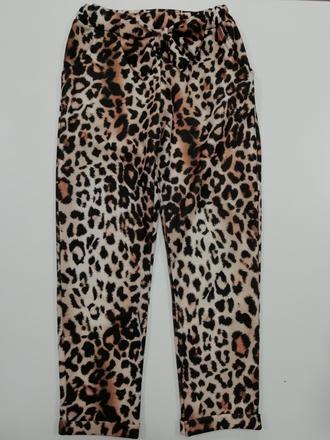 Leo tigrované nohavice s mašľou, 128