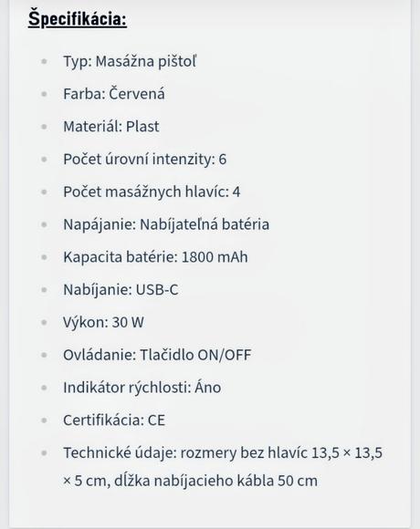 Masážna pištoľ,