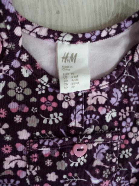 Šaty, h&m,68
