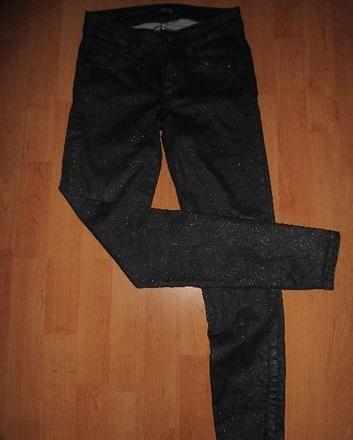 Liu jo super skinny s trblietkami vel xs-s, liu jo,s