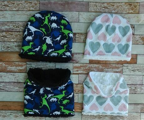 Set čiapka nákrčník, 50 - 158