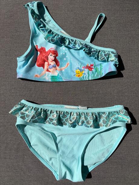 Dvojdielne plavky s motívom ariel, h&m,122
