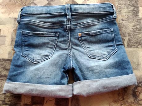 Riflové kraťasy, h&m,104