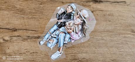 Nažehľovacia nálepka - mom boys - 17x26 cm,