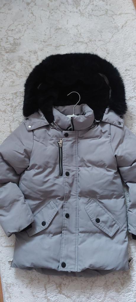 Hrubá luxusná bundička na zimu, 110