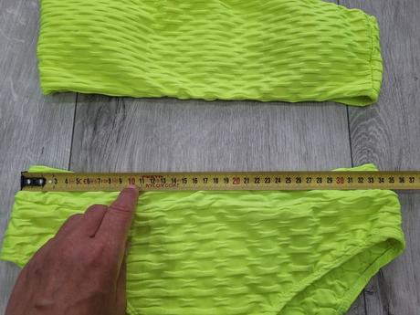 Neónovo zelené bikiny, m