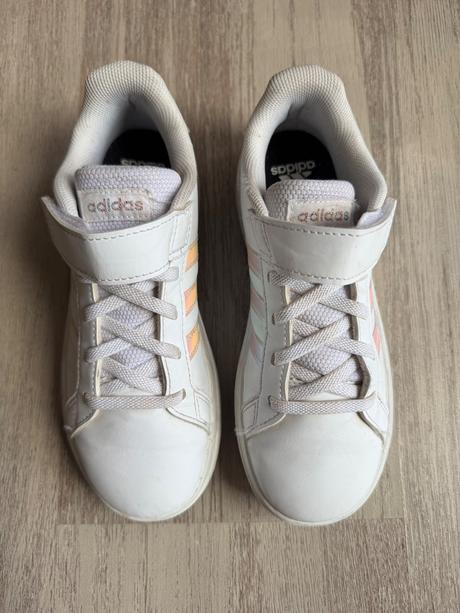 Adidas biele dievčenské 33, adidas,33