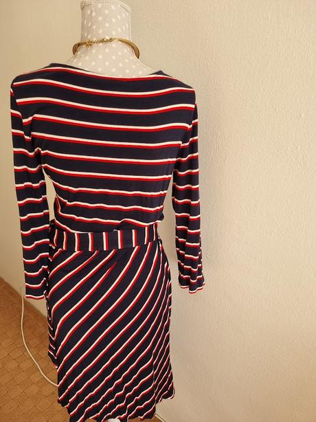 Elastické červeno-modré šaty gant veľ. 38, gant,38