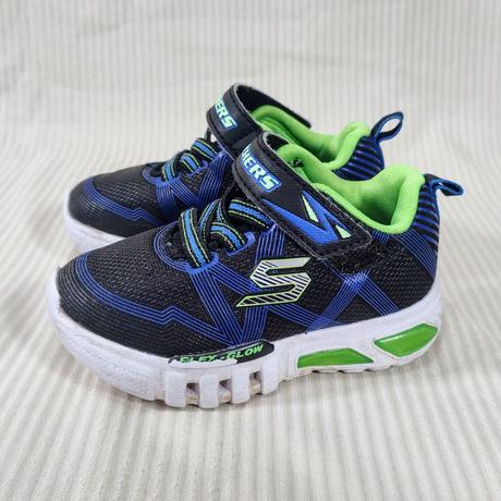 Skecher 22 svietiace tenisky modré, skechers,22