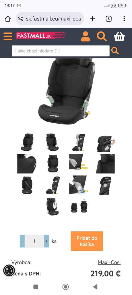 Autosedačka maxi cosi kore pro i-size, maxi cosi