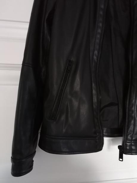 Koženková bunda, zara,s