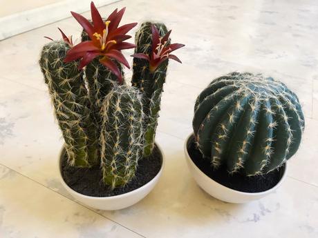 Kvitnúci umelý kaktus, 