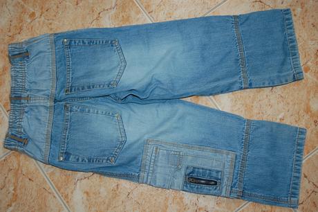 Frajerské rifle na gumu,pracky,kapsy,snurka,mam, h&m,116