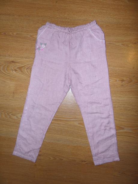 Ružové podšité nohavice, next,110