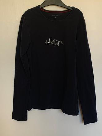 Tommy hilfiger tmavomodré tričko, tommy hilfiger,164