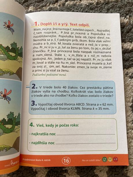 Prázdninová škola 4.ročník,