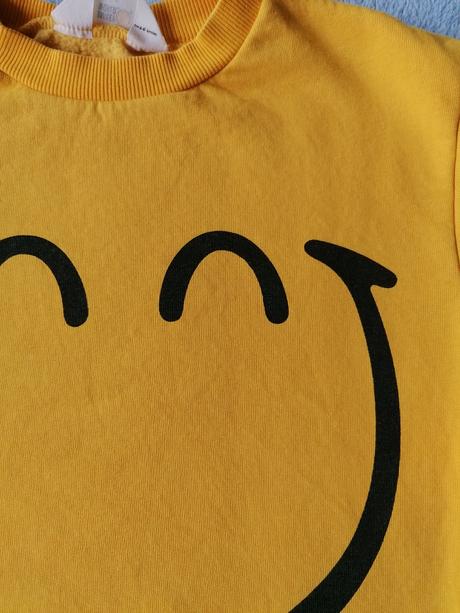 Mikina smiley, h&m,122