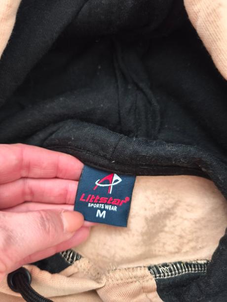 Béžová mikina s/m, s