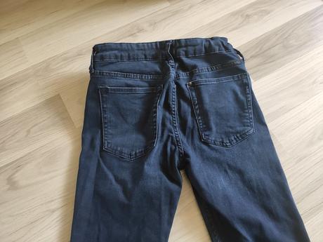 Rifle tmavomodré chalanske, h&m,152