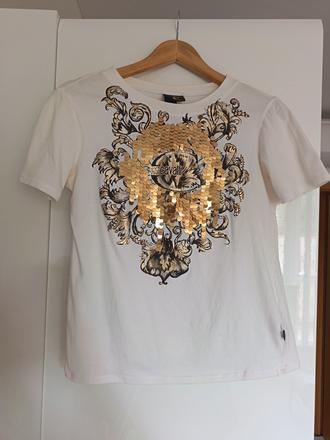 Damske tricko s flitrami just cavalli, s