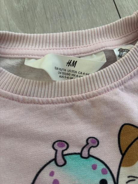 Mikina squishmellows, h&m,110