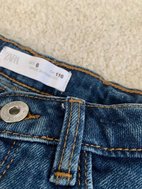 Džínsové kraťasky, zara,116