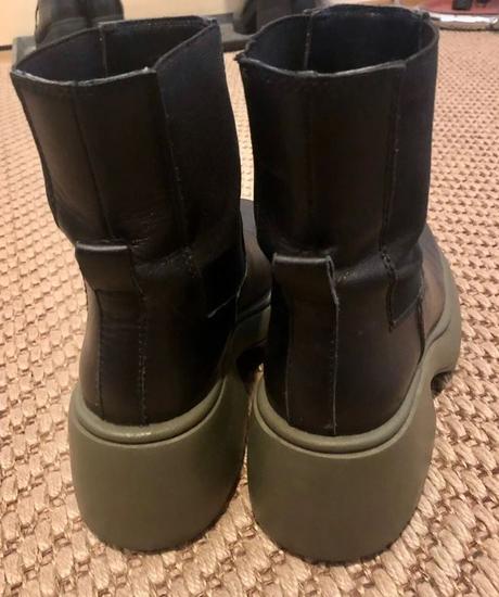 Zara kožené cchunky sole ankle boots 38/39, zara,39