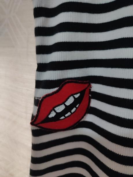 Čierno biele šaty / tunika, 122