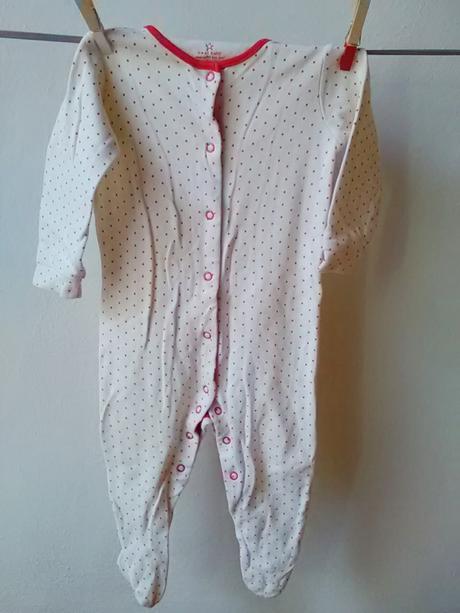 Bodkovaný overal, pyžamko, next,80