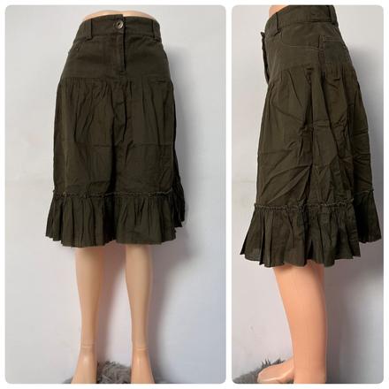 Dámska khaki zelená sukňa (38), m