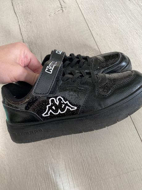 Čierne teblietave tenisky, kappa,33