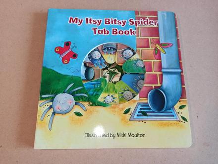 My itsy bitsy spider tab book leporelo, 