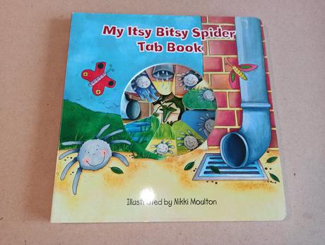 My itsy bitsy spider tab book leporelo, 