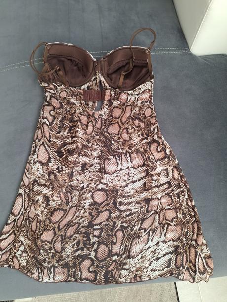 Sexi košielka s hadím vzorom, s