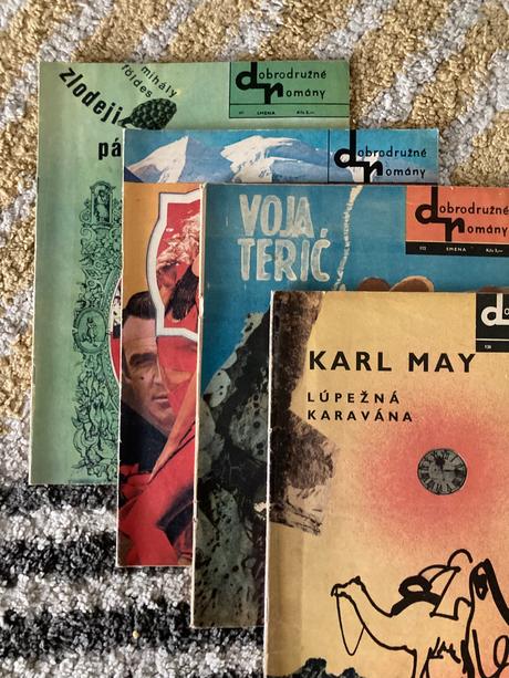 Dobrodružné romány 70te roky, 