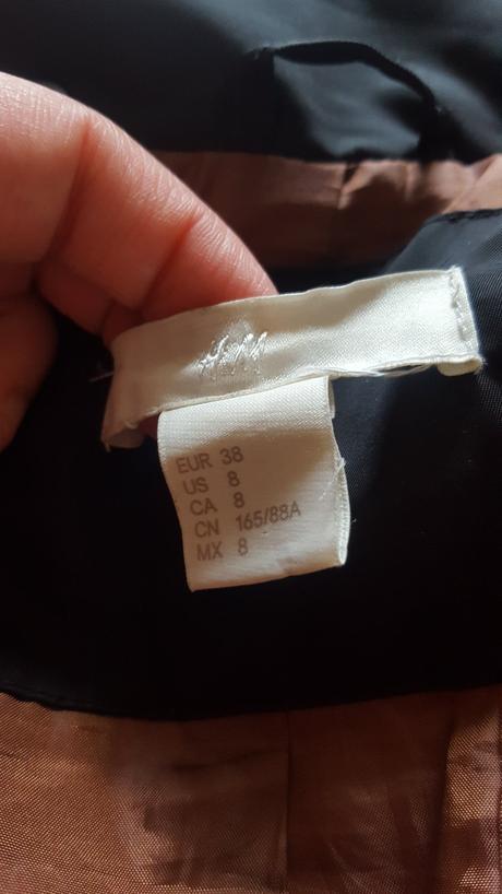 Páperová bunda, h&m,38