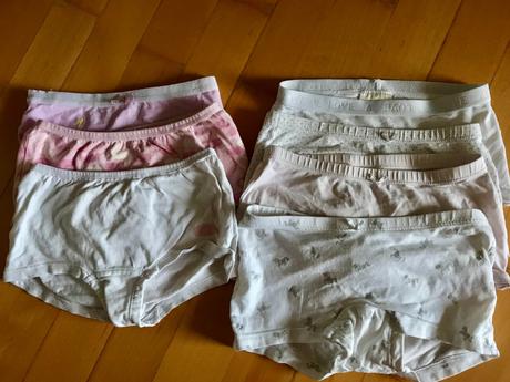 Hm nohavicky  sortky 110-116  spolu 8 kusov, h&m,110