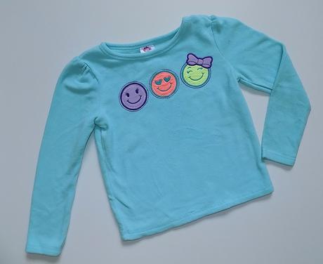 Krásnučká smajlíková mikinka, 116