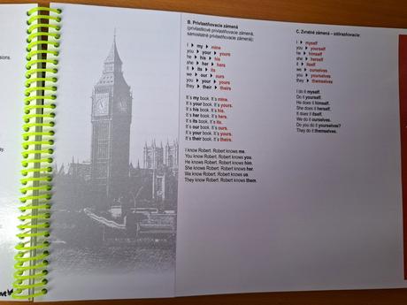 Anglická cvičebnica + cd a popisovač so stierkou.,