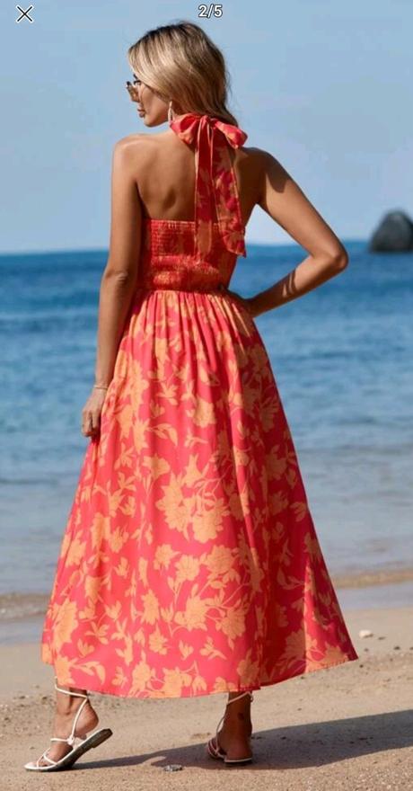 Šaty dlhé vzorované poštovné zdarma, l / m / s / xs